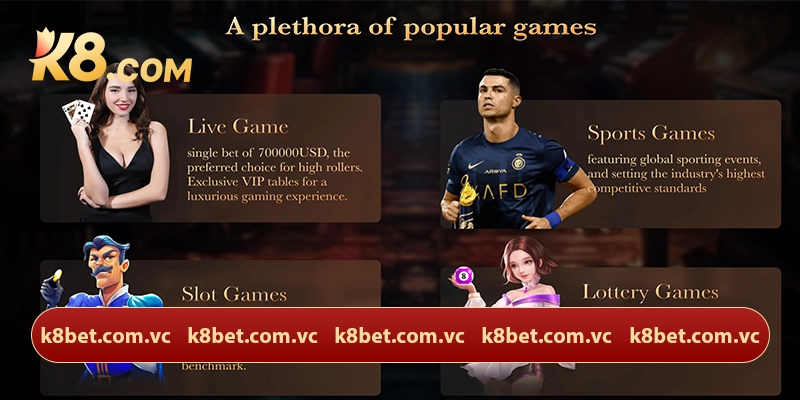K8 | K8BET - Link Trang Chủ K8 Casino Chính Thức 38 Đa dạng sản phẩm cá cược